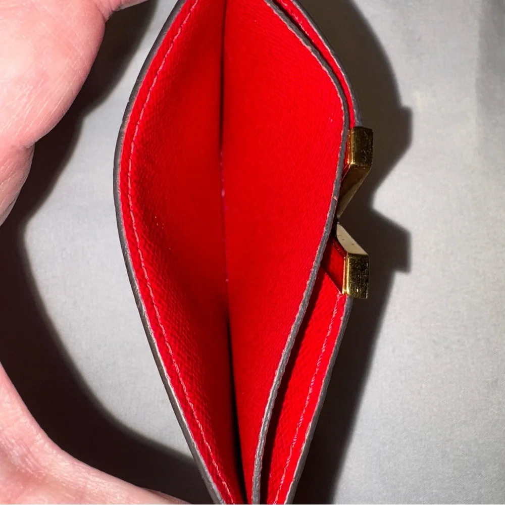 Louis Vuitton Kimono Card Case Holder in Cerise Cherry RARE - Picture 6 of 11